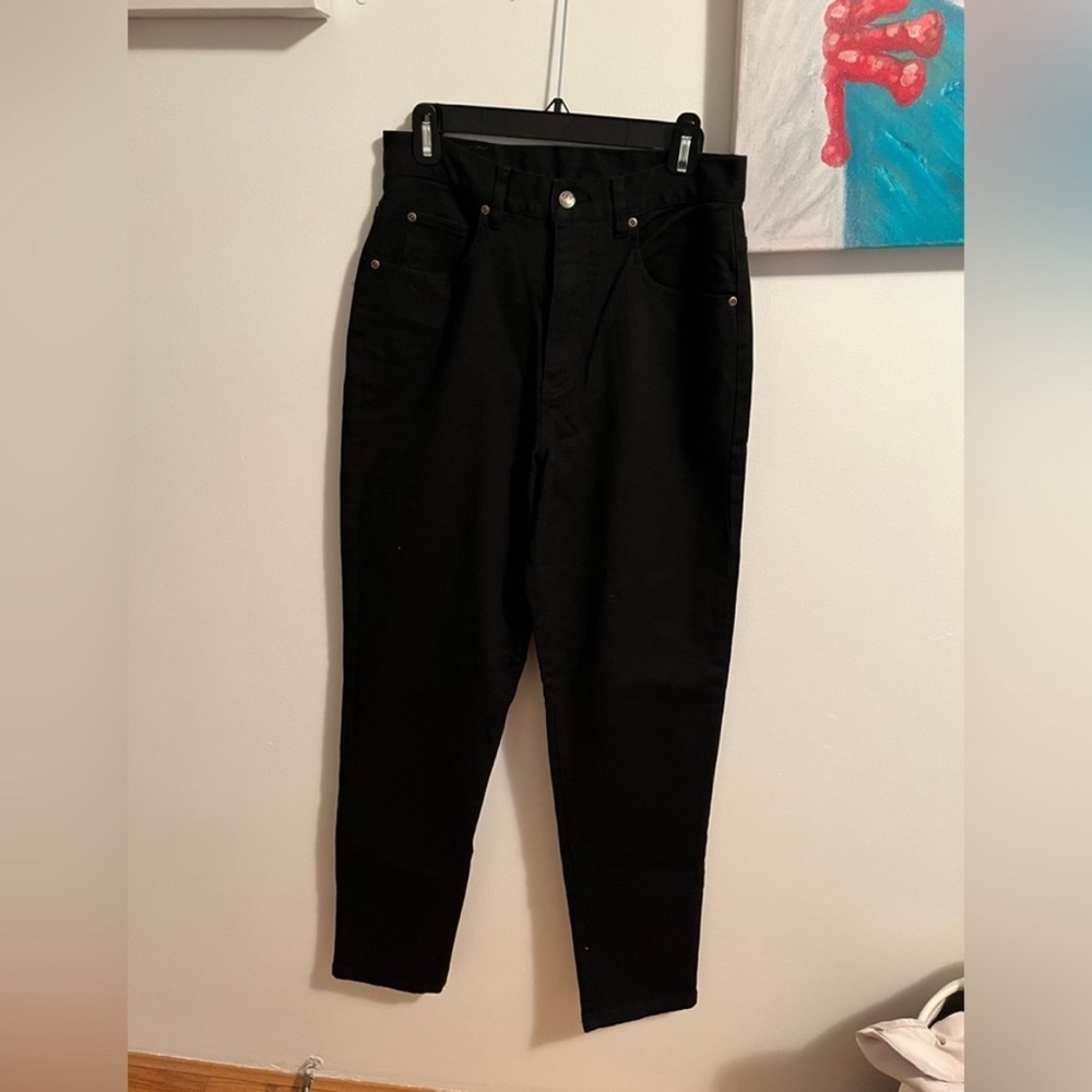 NWT Vintage Leigh Morgan Black Jeans- Size 12/ Large - Picture 3 of 10